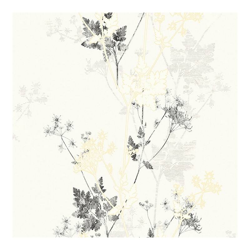 Advantage Tara Ivory Sprig Wallpaper - 21 x 396 x 0.025