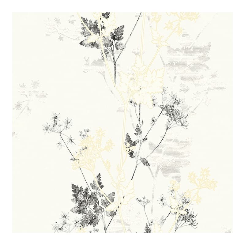 Advantage Tara Ivory Sprig Wallpaper - 21 x 396 x 0.025