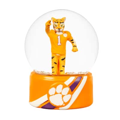 Clemson University 5 in. Glass Tabletop Snow Globe