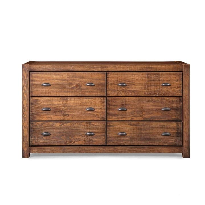 Grain Wood Furniture Montauk 6-drawer Dresser - Rustic Walnut