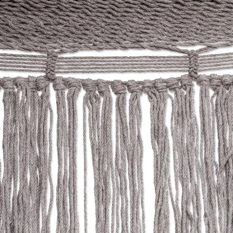 Novica Handmade Cascade In Grey Cotton Rope Hammock (Double)