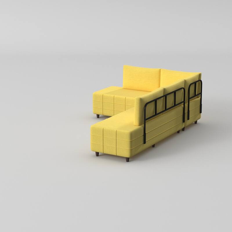 Modern Upholstered Sectional Sofa