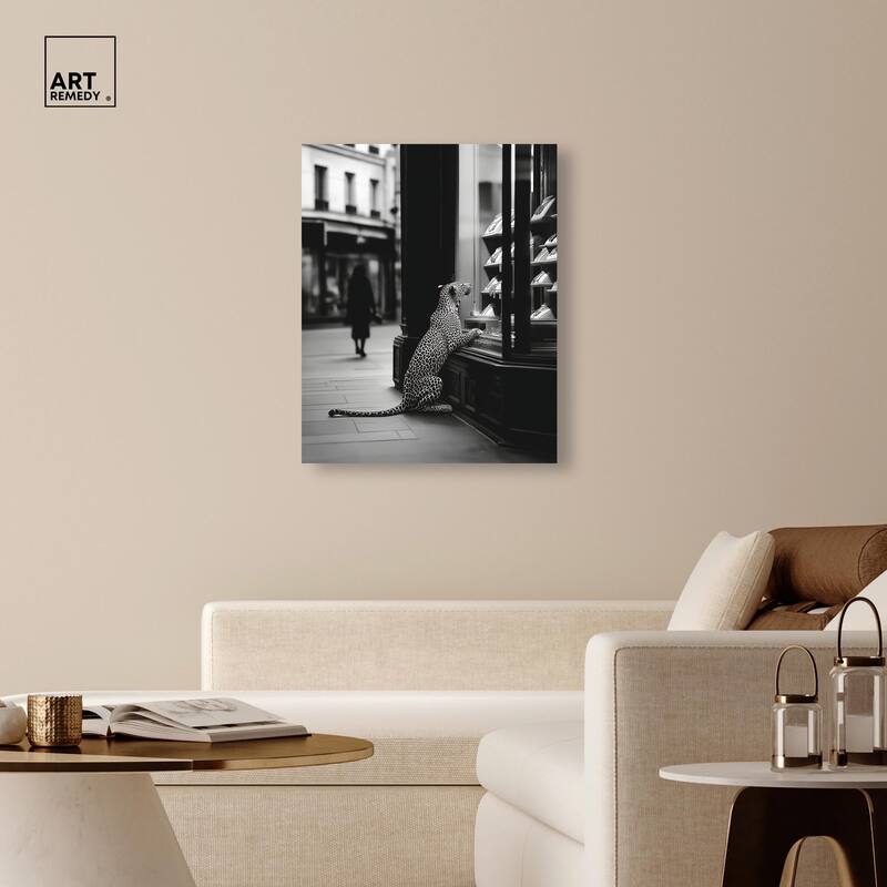 Jewels and Jaws Canvas by Art Remedy, Gallery Wrapped