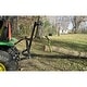 preview thumbnail 2 of 1, Timber Tuff TMW-81 3 Point Log Skidding Arm for Category 1 Lawn Tractors, Black - 56