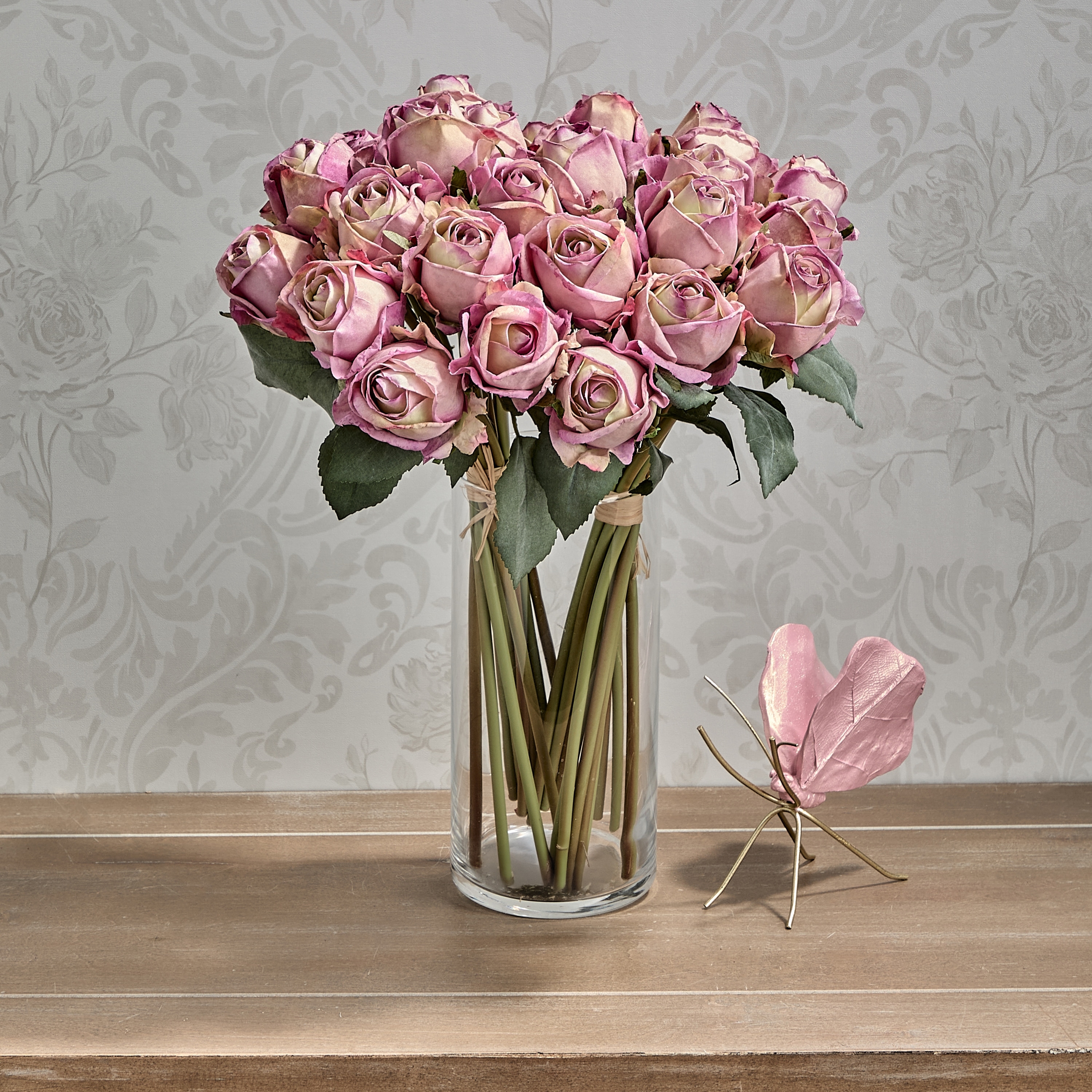 10" Freeze-Dry Rose Bunch of 12