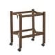 preview thumbnail 28 of 27, Dolores Wood Finish Folding Bar Cart with Two Detachable Trays by iNSPIRE Q Modern