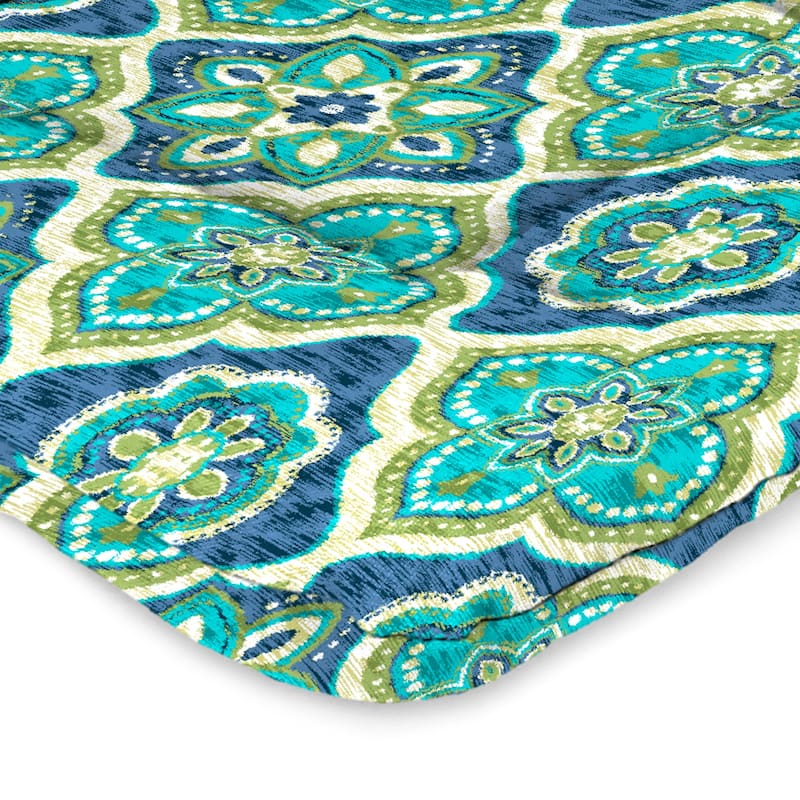 21" x 38" Outdoor Chair Cushion with Ties and Loop - 38'' L x 21'' W x 3.5'' H