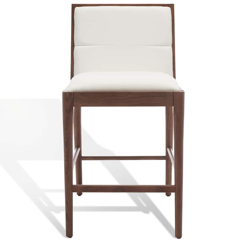 SAFAVIEH Couture Vonne Linen Counter Stool (Set of 2) - 19Wx22Dx36H