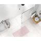 Glass Warehouse 78" x 34" Frameless Shower Door - Single Fixed Panel