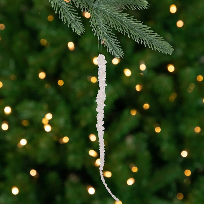 Winter Icicle Christmas Ornament - 12" - Clear