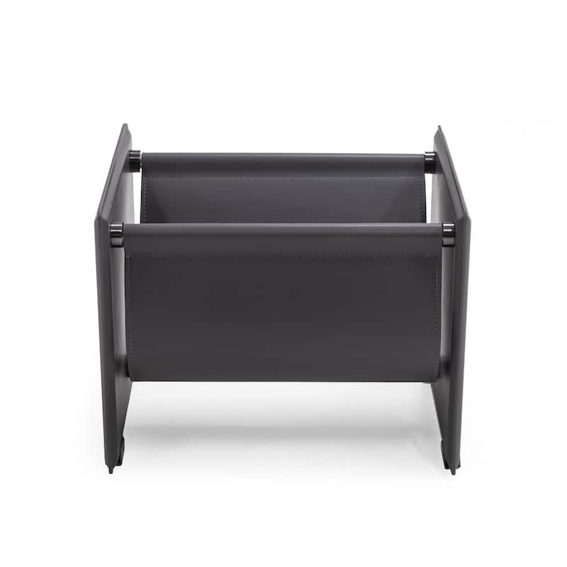 Modrest Uriah Modern Grey Magazine Rack