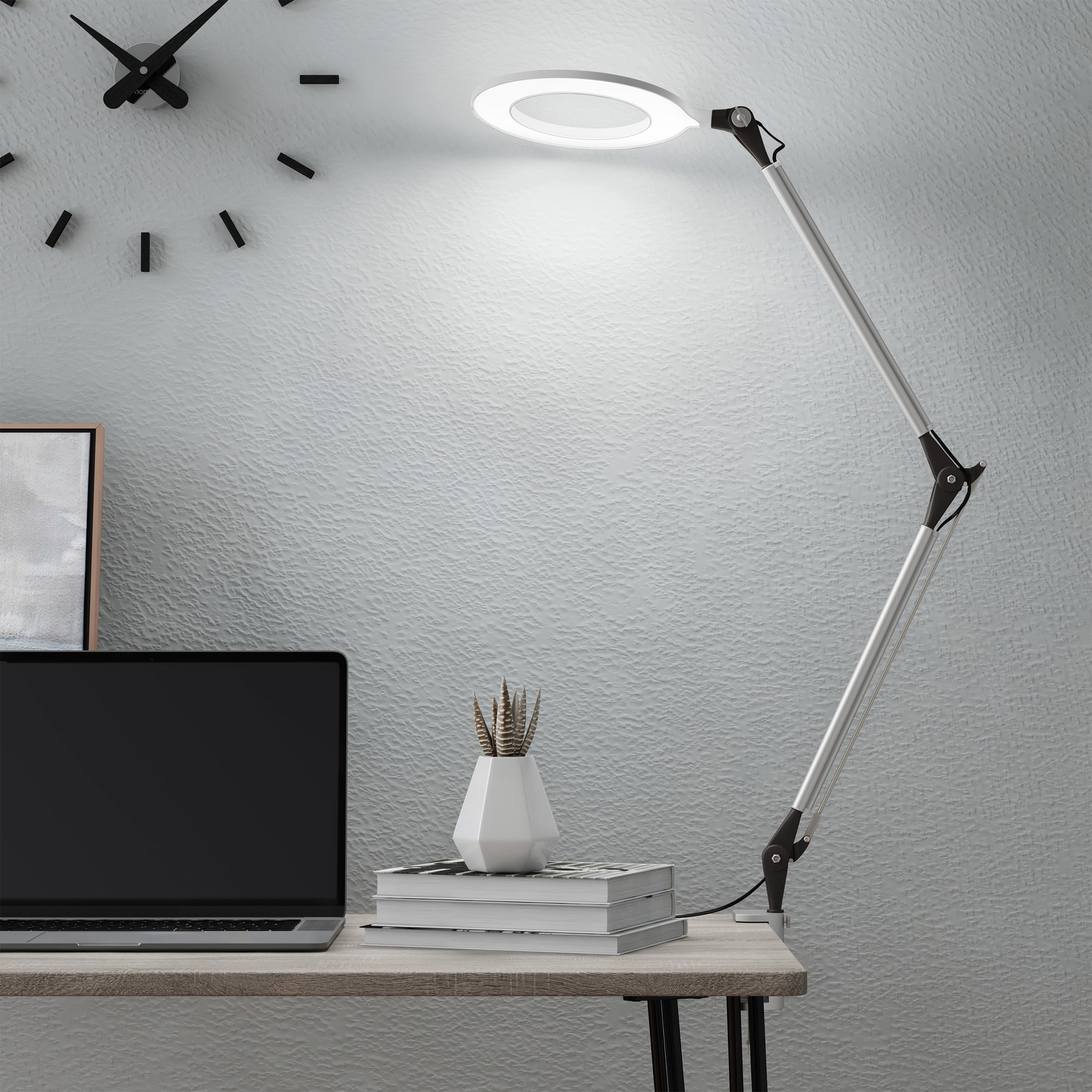 Lavish Home Swing Arm LED Desk Lamp