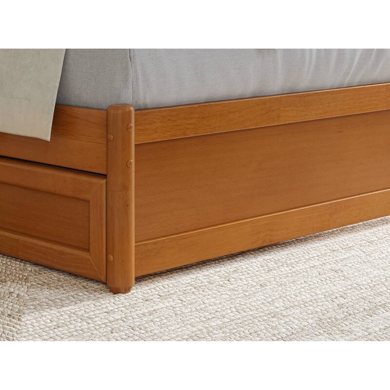 Barcelona Panel Platform Bed with Storage Drawers