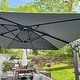 preview thumbnail 10 of 10, MAISON ARTS 12 FT Automatic Hydraulic Cantilever Umbrella Aluminum Pole 360 Degree Rotation