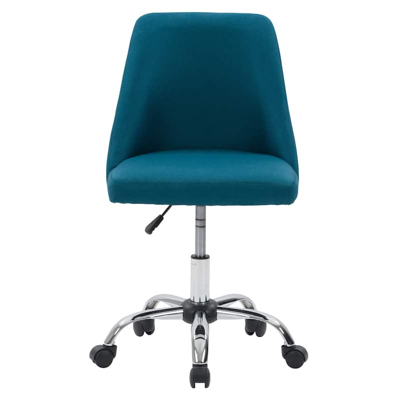CorLiving Marlowe Upholstered Armless Task Chair - Blue