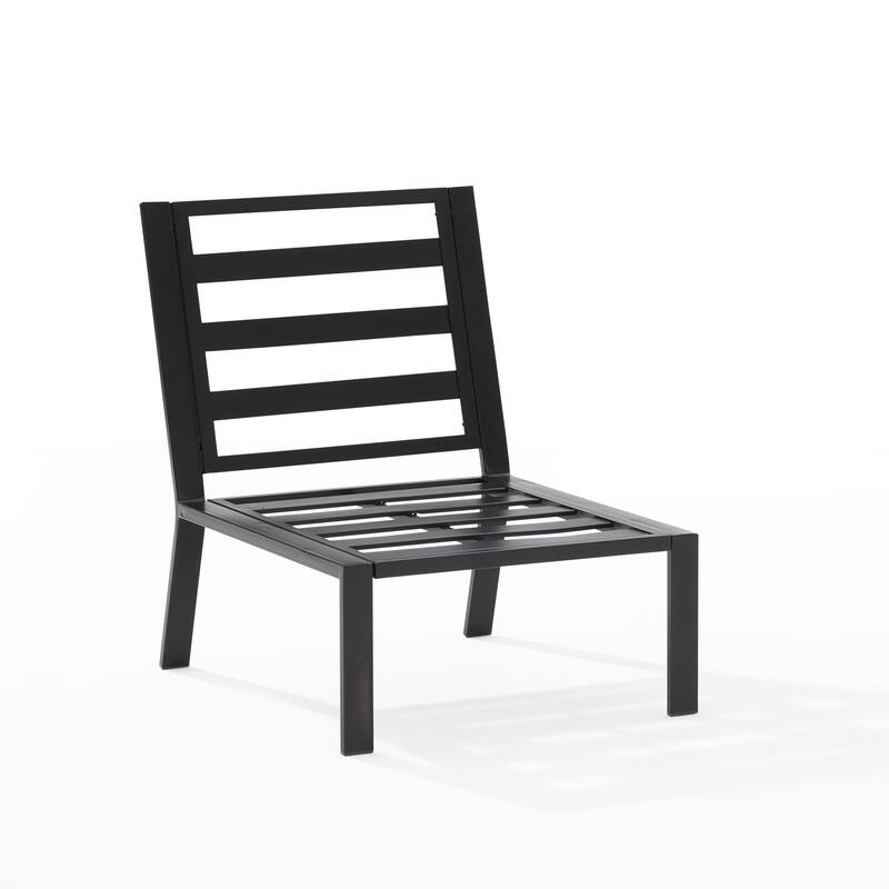 Crosley Clark Outdoor Metal Sectional Center Chair