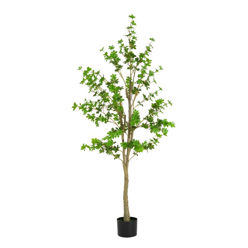 76" Artificial Enkianthus Tree with Decorative Pot
