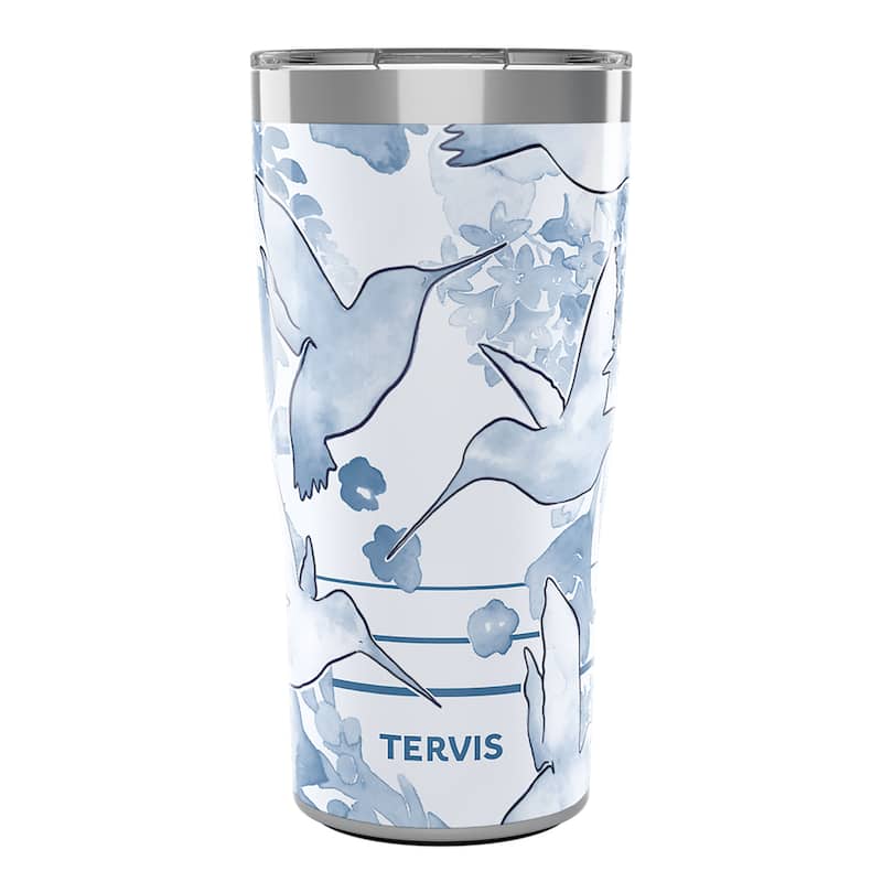 Tervis Traveler Hummingbird Sky Triple Walled Insulated Travel Tumbler, Stainless Steel - 20oz