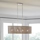 preview thumbnail 1 of 5, Kichler Lighting Sayulita 4-Light White Wicker Chandelier