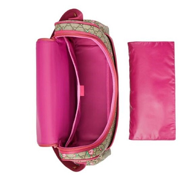 gucci diaper bag with roses
