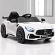 preview thumbnail 13 of 16, 12V Licensed Mercedes-Benz AMG GTR Ride-On Car for Kids with Remote Control, Music, Lights - Electric Vehicle