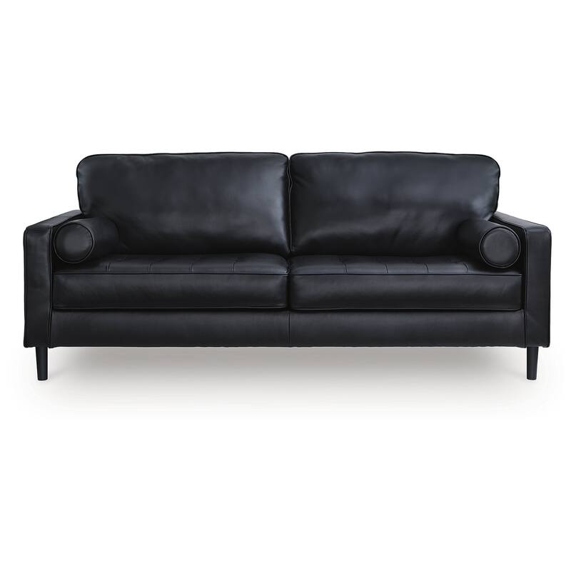 Signature Design by Ashley Bryceview Black Sofa - 87" W x 38" D x 39" H