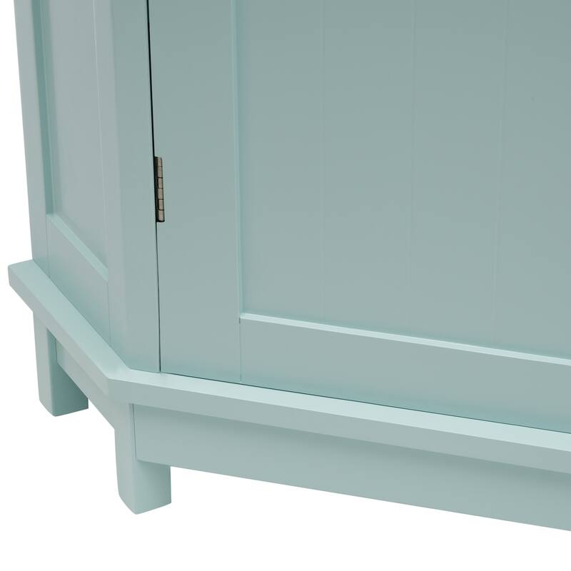 Bathroom Corner Cabinet with Adjustable Shelf