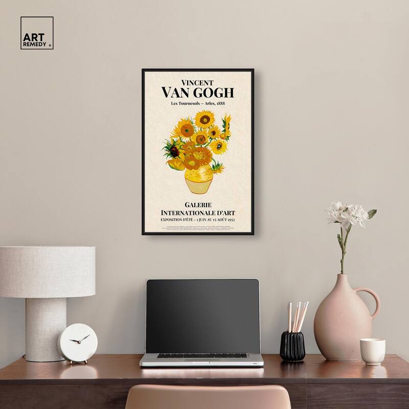 Sunflowers Canvas by Art Remedy