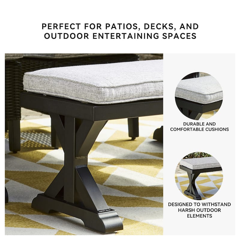 Beachcroft Bench with Cushion