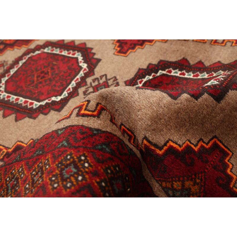 ECARPETGALLERY Hand-knotted Teimani Tan Wool Rug - 3'3 x 5'6