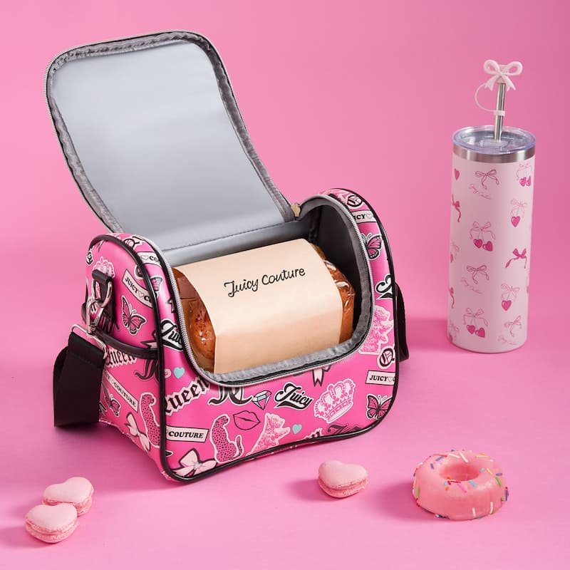 Juicy Couture Signature Cooler Bags - 9.55" x 7.67" x 6"
