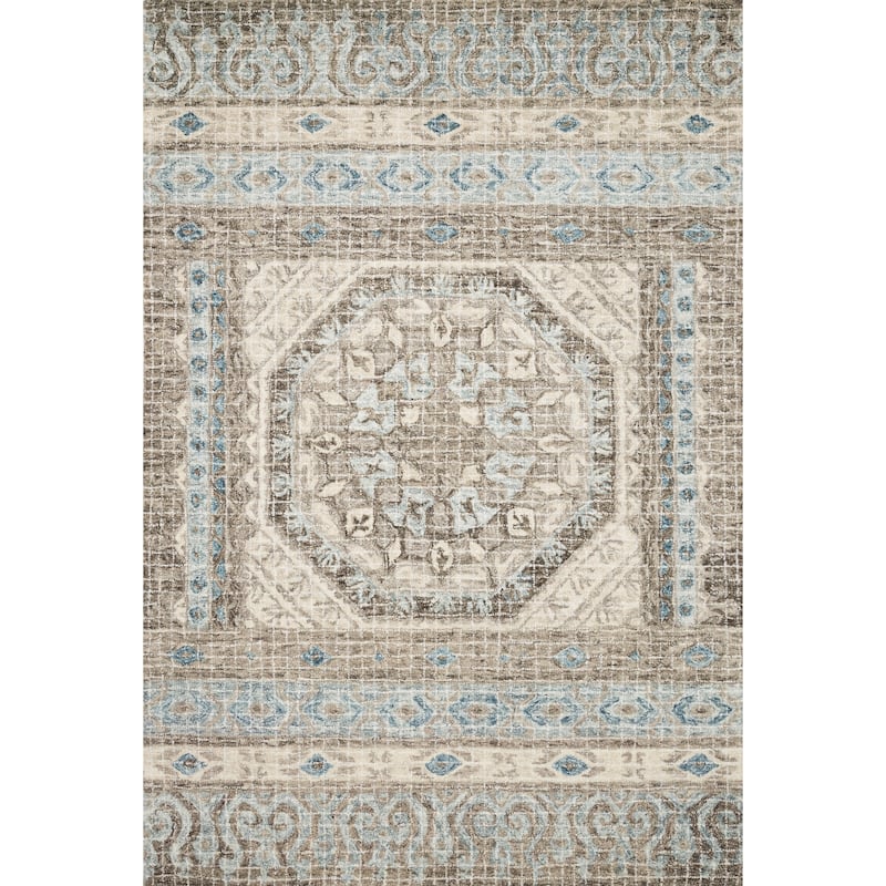 Alexander Home Nile Mosaic 100% Wool Hand Hooked Rug