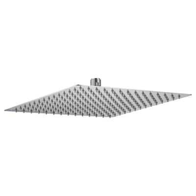 8/10/12/16 Inch Adjustable Rainfall Shower Head Wall-mounted Solid Square Ultra Thin 304 Stainless Steel
