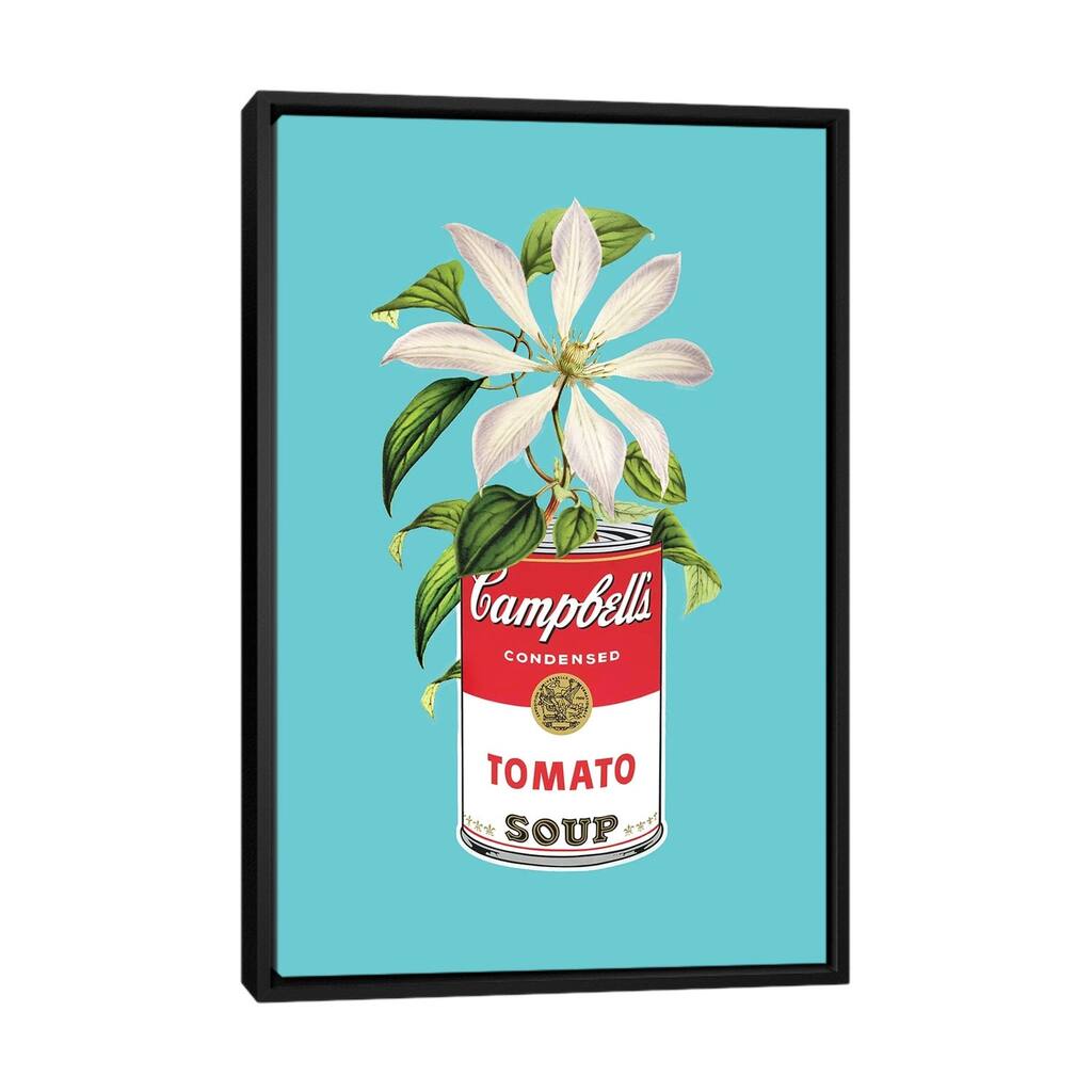 iCanvas "Floral Campbells" by 2Toastdesign Framed Canvas Print