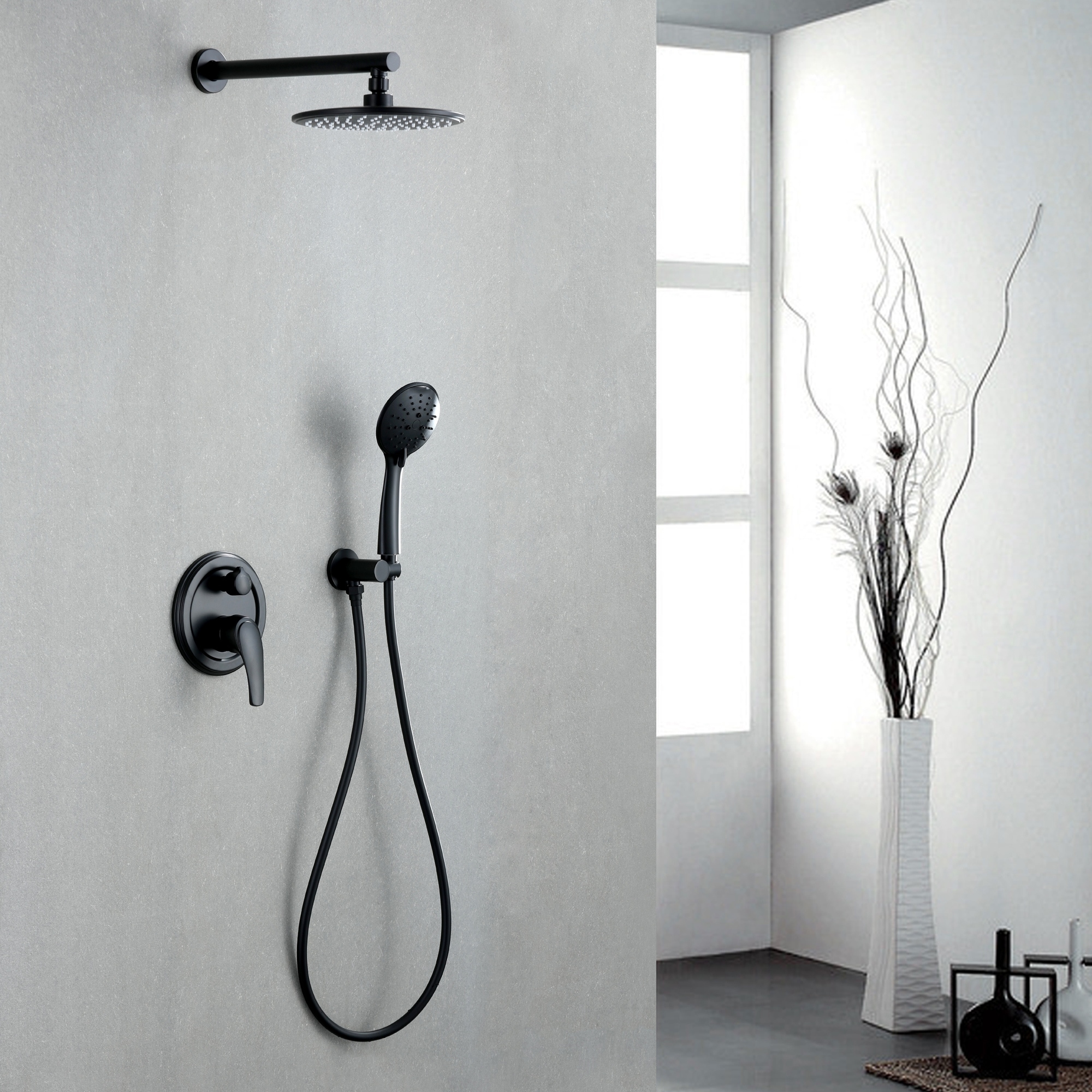 Shower System, Wall Mounted Shower Faucet Set for Bathroom with High P –  Gabrylly