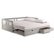 preview thumbnail 2 of 23, Melody Expandable Twin-to-King Trundle Daybed with 2 Storage Drawers