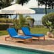 Option Natural Wood/Royal Blue