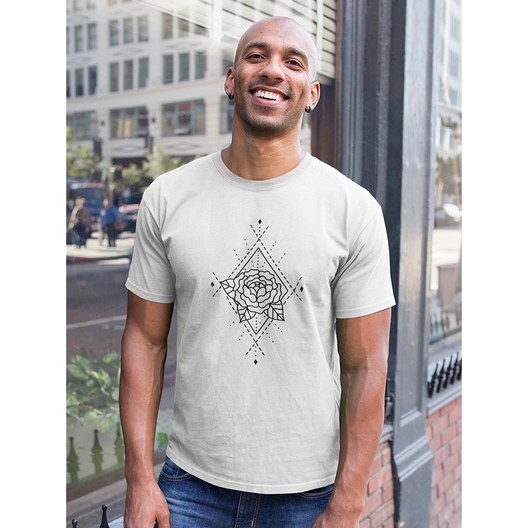 Tattoo Style Rose Tee Men's -Image by Shutterstock