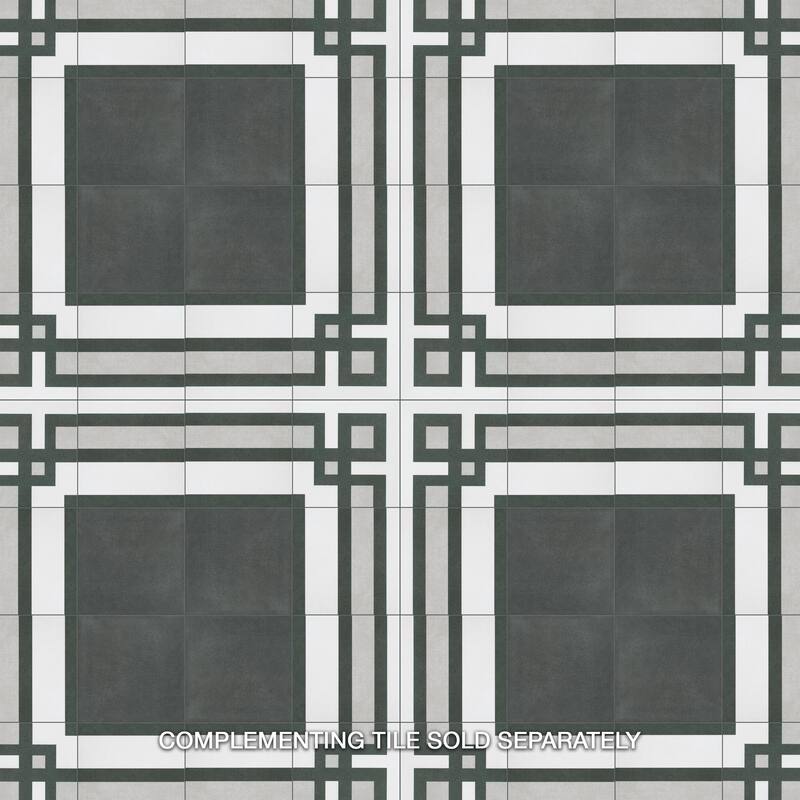 Merola Tile Twenties Corner 7-3/4" x 7-3/4" Ceramic Floor and Wall Trim