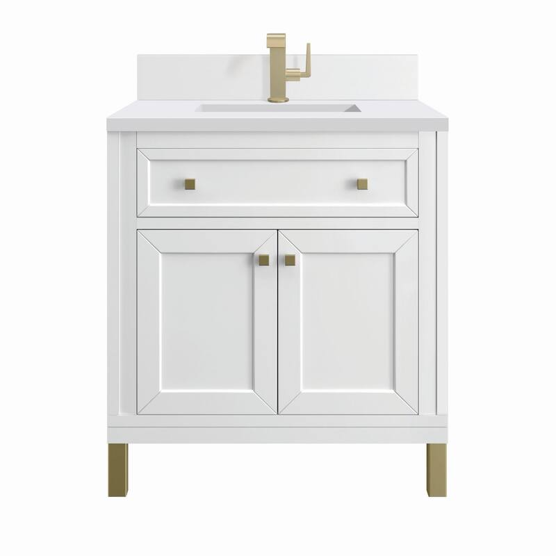James Martin Vanities 305-V30-1WZ Chicago 30" Single Basin Wood Vanity