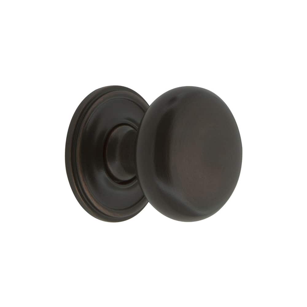Grandeur FIFT-BRASS-KNOB-GEO Fifth Avenue 1-3/8” Solid Metal Luxury