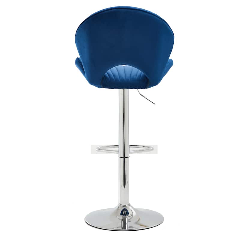 Counter Height Bar Chairs Set of 2, Swivel Bar Stools with Adjustable Height, Kitchen Island Chairs with Back & Footrest