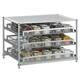 30-Bottle Spice Rack with Drawer Organizers, 3-Tier - Metal
