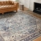 preview thumbnail 3 of 9, Alexander Home Venetian Printed Medallion Distressed Area Rug