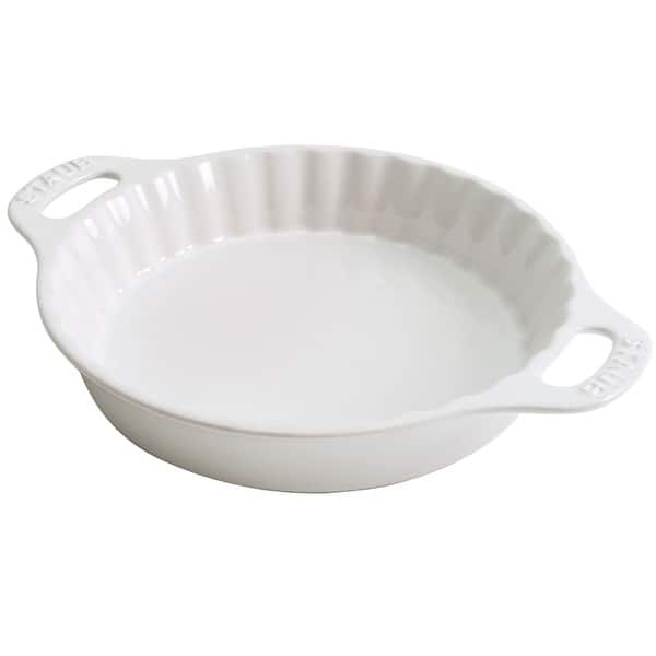 STAUB Ceramic 9-inch Pie Dish - White