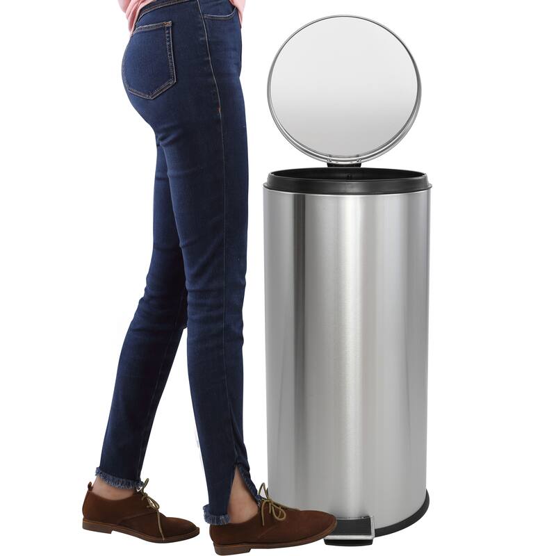 happimess Oscar 8-Gallon Step-Open Trash Can and Mini Trash Can