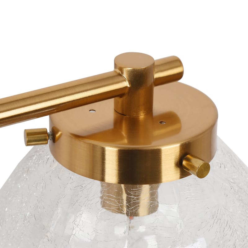 Bola Modern Gold 4-Light Bathroom Vanity Light Orb Glass Wall Sconces