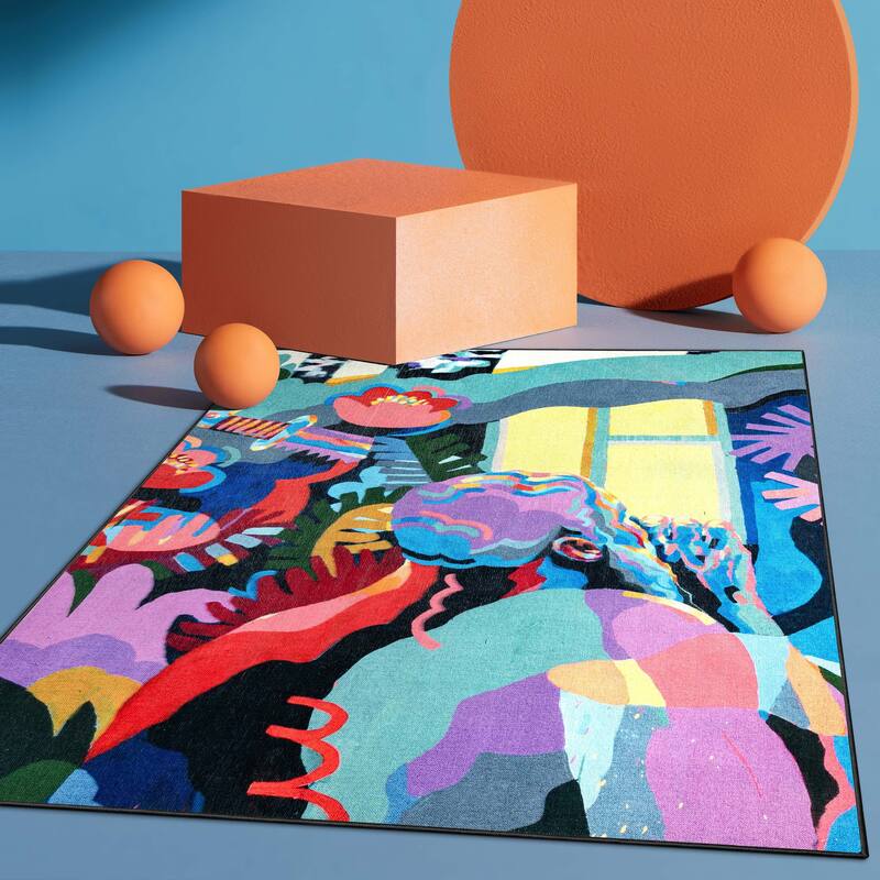 Well Woven x Misha Tyutyunik Sunday Jungle Home Rug