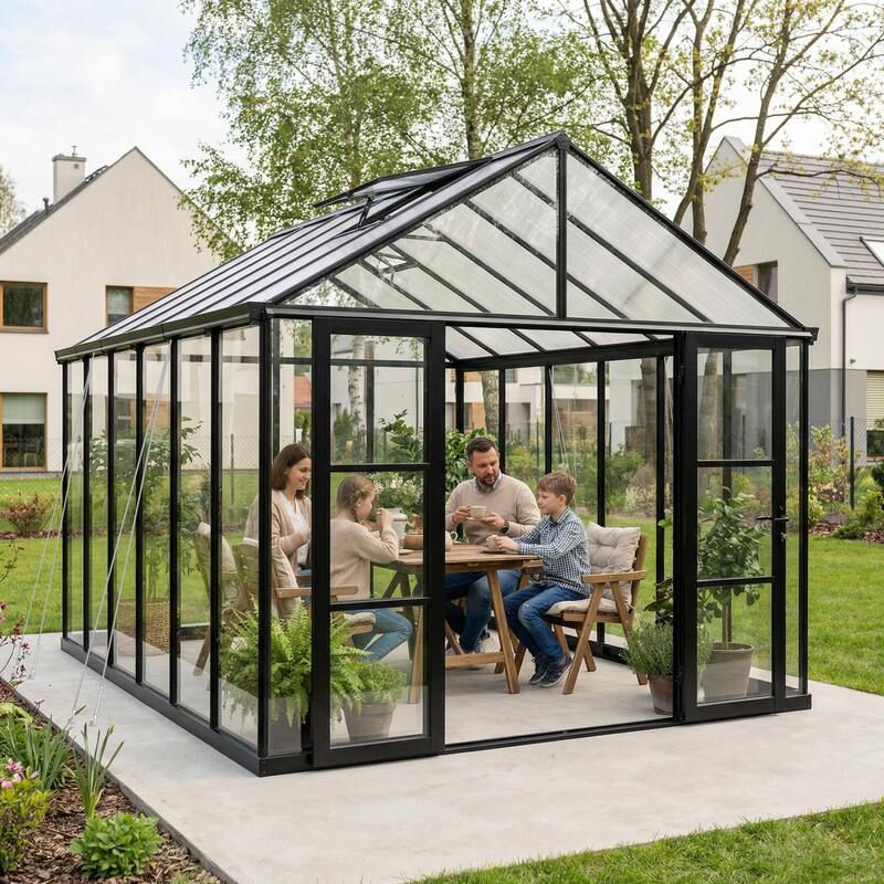 Canopia Aria 10 ft. Black / Clear Greenhouse Kit