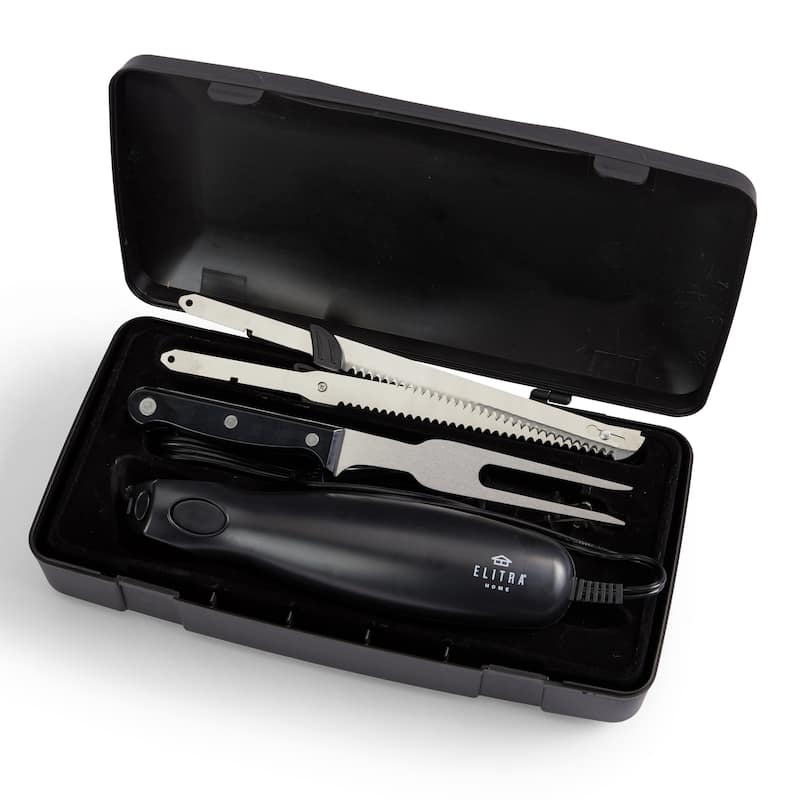 Elitra Home Professional Grade Electric Knife, Black